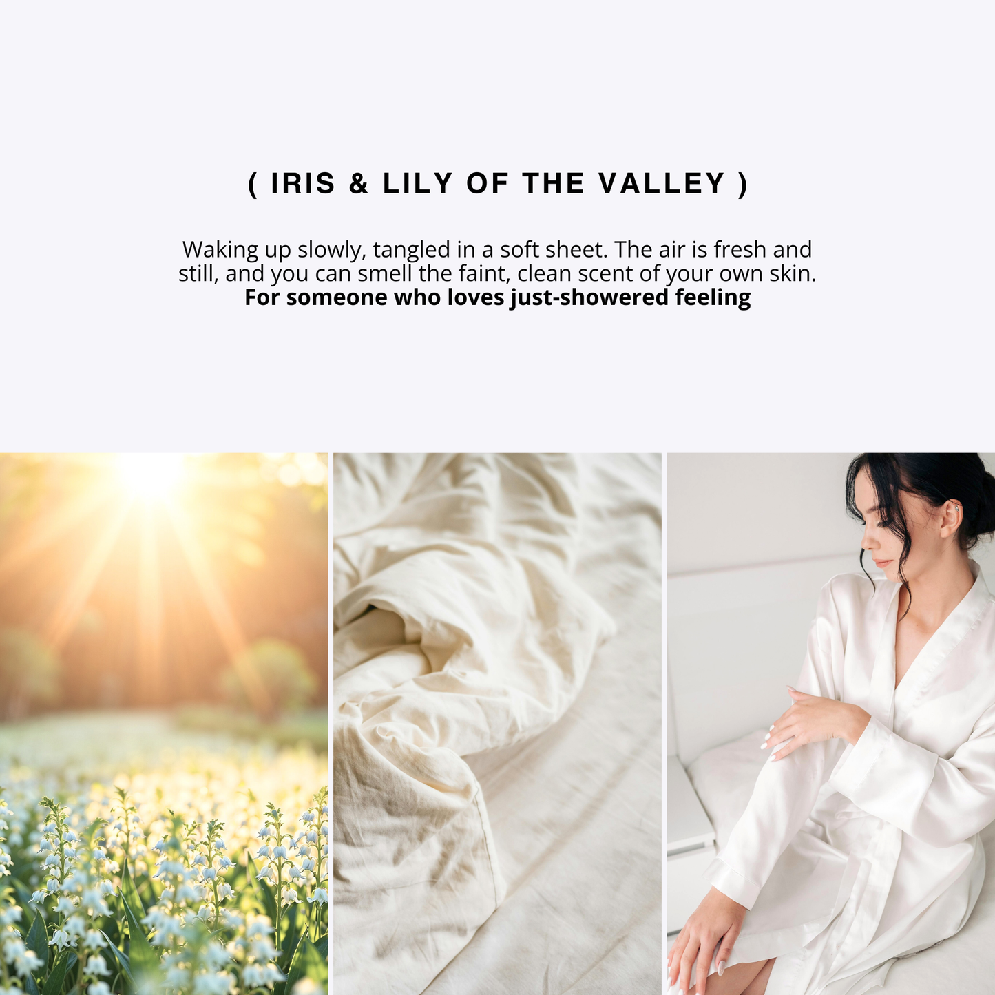 IRIS & LILY OF THE VALLEY for women