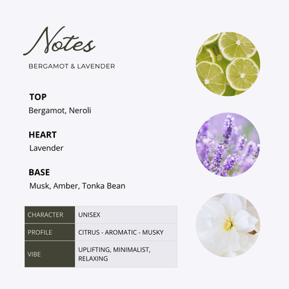 BERGAMOT & LAVENDER unisex