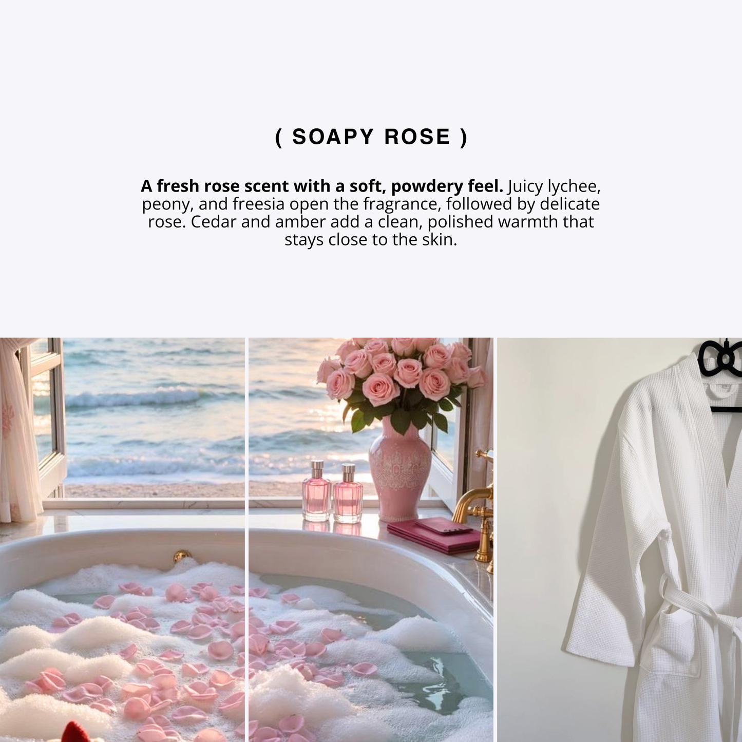 SOAPY ROSE for women