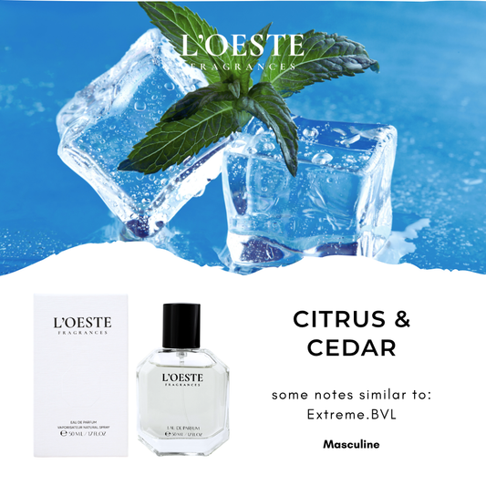 CITRUS & CEDAR for men