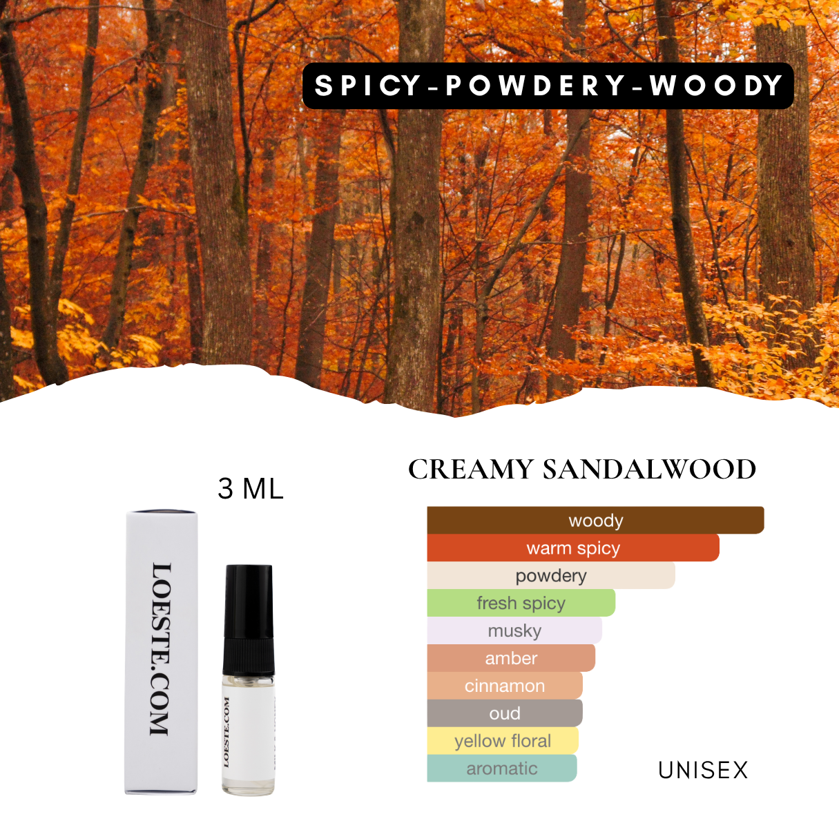 CREAMY SANDALWOOD unisex