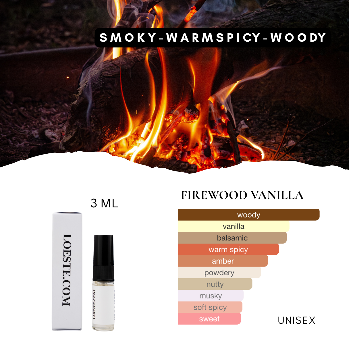 FIREWOOD VANILLA unisex